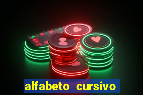 alfabeto cursivo pontilhado para imprimir pdf